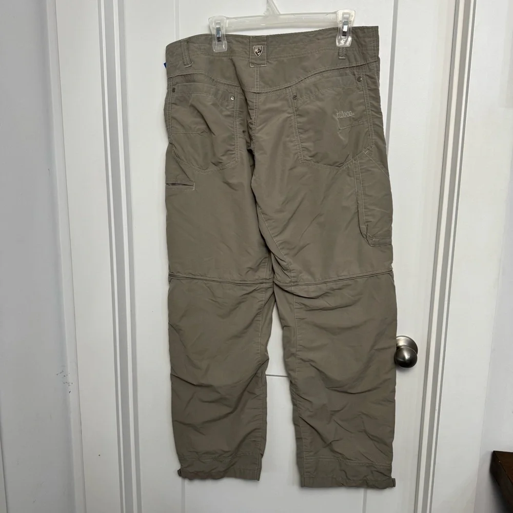 Kuhl Men's Liberator Convertible Pants 36X30 Activewear Outdoor Hiking Green Tan